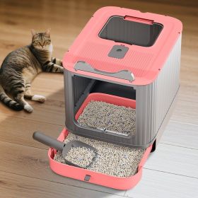 Only Self Pickup---Elf Cat Litter Box (Option: PinkLSJ1)