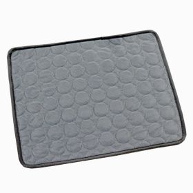 Dog Cooling Mat Summer Pets Cold Bed Extra Large For Small Big Dogs Pet Accessories Cat Durable Blanket Sofa Cat Ice Pad Blanket Pet Products (Option: Dark Gray 2-2XL150*100cm)