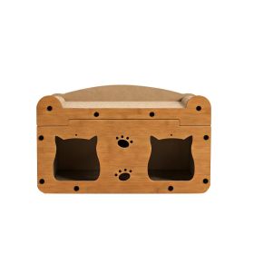 Only Self Pickup---Walnut Wood Cat Head 56 (Option: Default)