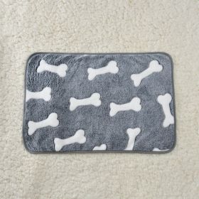 For Common Dogs Blanket Non-slip Seat Cushion (Option: Bone-25x25cm)