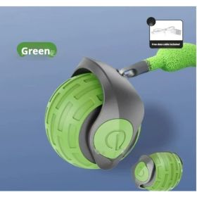 New Interactive Cat Toys Ball Auto Electric Rolling Ball Toys For Cat Kitty Pets Smart Automatic Teaser USB Rechargeable Cat Toy Pet Products (Option: Emerald Green)
