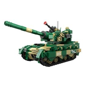 Tank Building Blocks Set Toys With Movable Parts Realistic Tank Model Building Kit For Boys Kids (Option: Default)