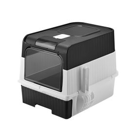 Only Self Pickup---Magic Cube Cat Litter Box (Option: Black LSJ1)