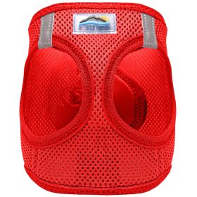 American River Solid Ultra Choke Free Dog Harness (Color: Red, size: 2X-Large)
