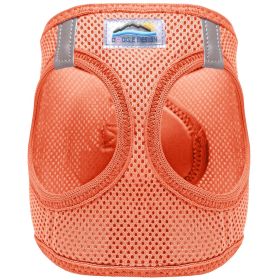 American River Solid Ultra Choke Free Dog Harness (Color: Coral, size: X-Small)