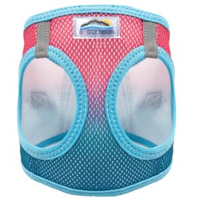 American River Choke Free Dog Harness Ombre Collection (Color: Sugar Plum, size: small)