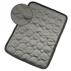 Dog Cooling Mat Summer Pets Cold Bed Extra Large For Small Big Dogs Pet Accessories Cat Durable Blanket Sofa Cat Ice Pad Blanket Pet Products (Option: Dark Gray-XL100*70cm)